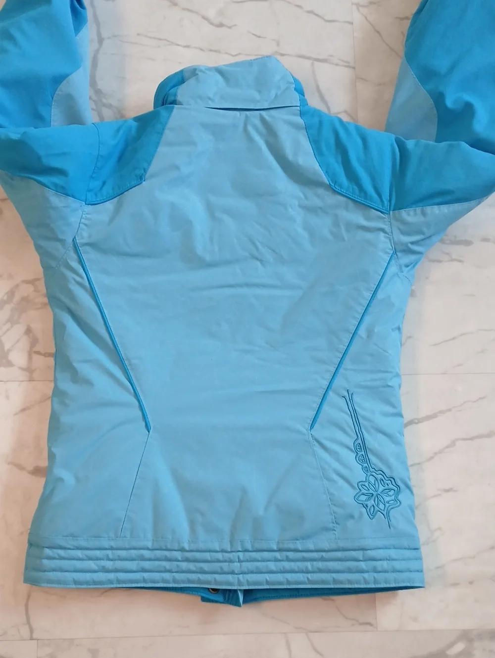 Columbia OmniShield 10/12 Youth Girl's Teal Ski Jacket